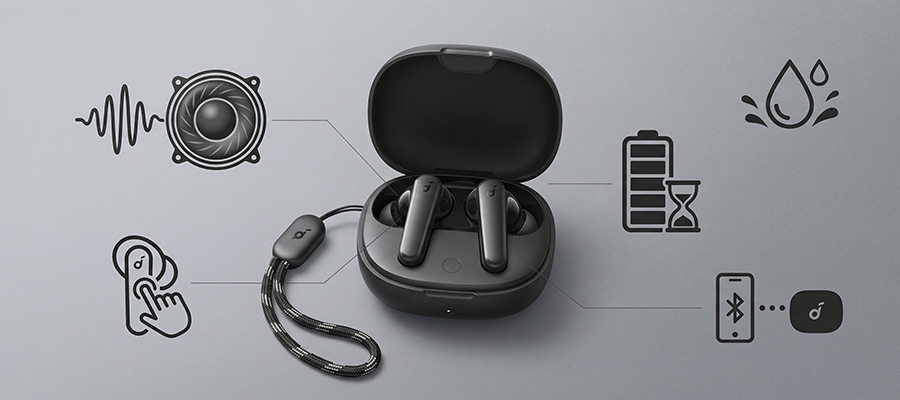 خرید هندزفری بلوتوثی انکر Soundcore R50i A3949