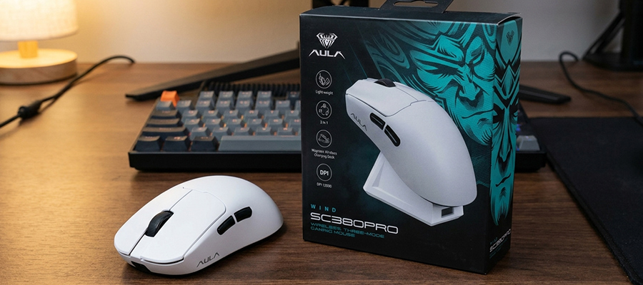 موس بی سیم گیمینگ آئولا Wind SC380 Pro