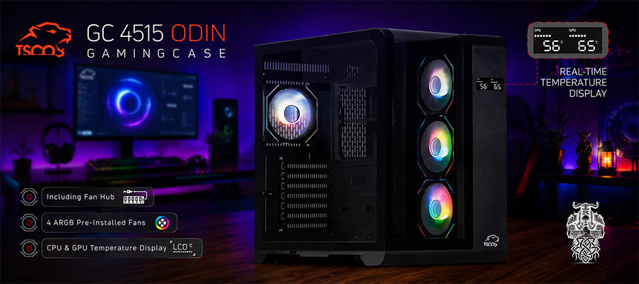 کیس کامپیوتر تسکو TSCO GC4515 Odin