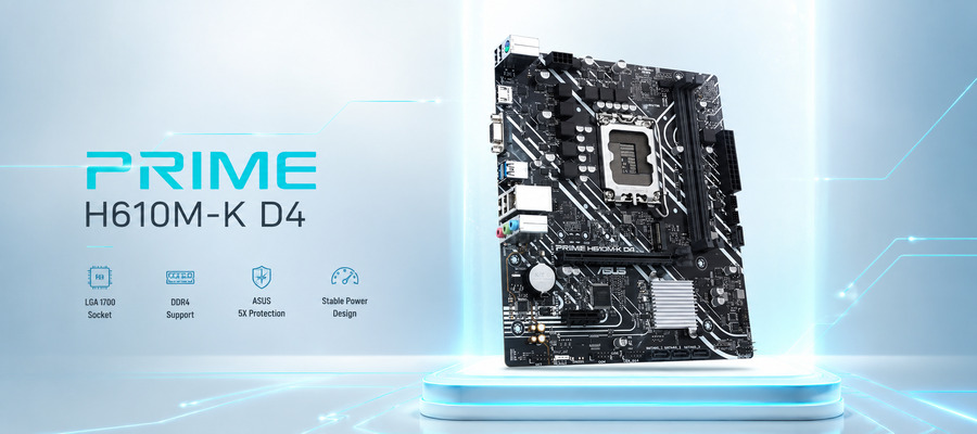 مادربرد ایسوس Prime H610M-K D4 DDR4