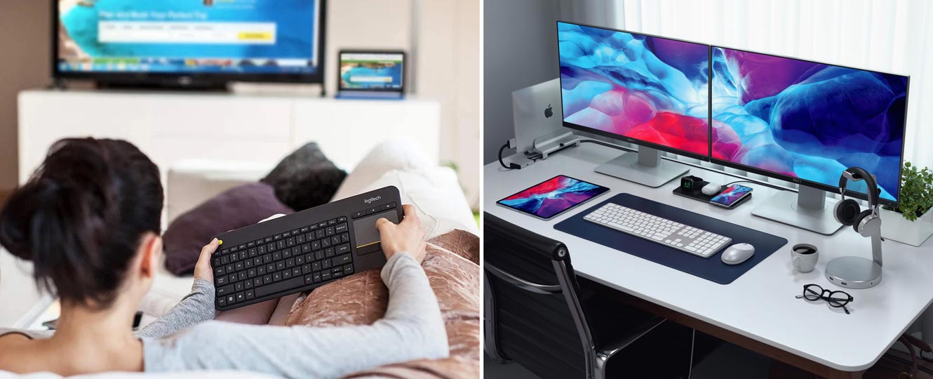 کیبورد بی سیم تلویزیون هوشمند
