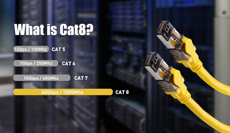 نقد و بررسی کابل شبکه Cat 8