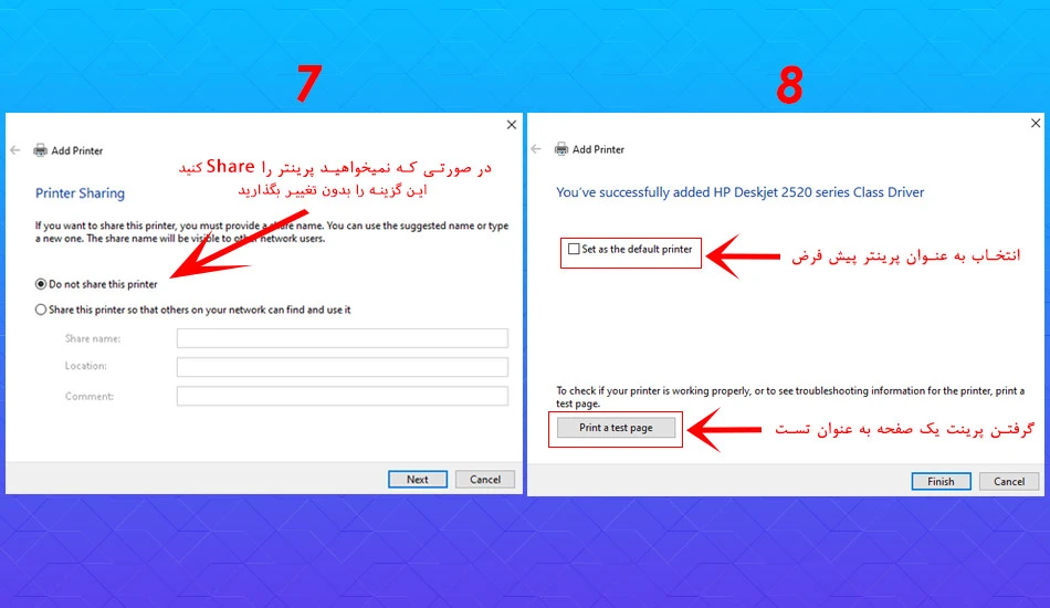 نصب چاپگر در ویندوز 10