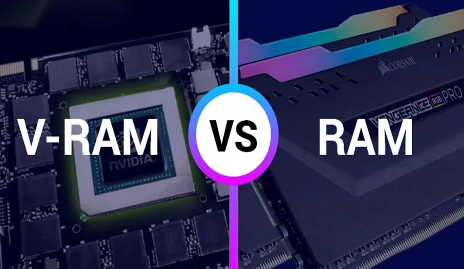 تفاوت ram و vram