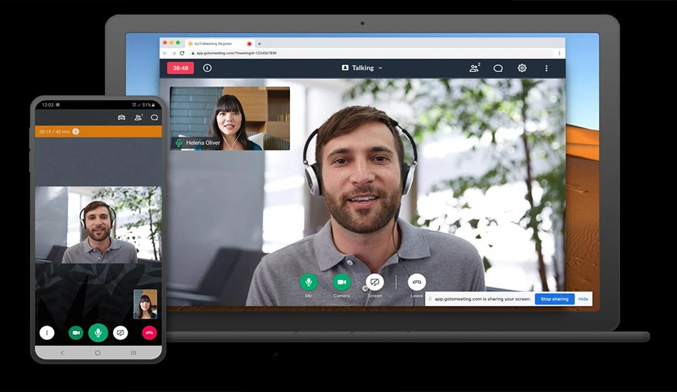 نرم افزار اسکرین شیرینگ gotomeeting