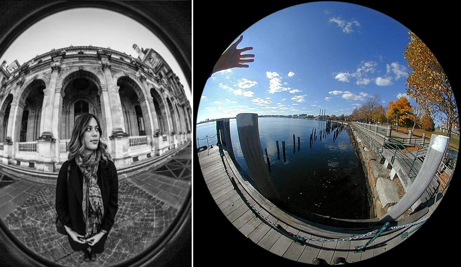 لنز Fish-Eye یا فوق عریض