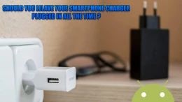 image should you leave your smartphone charger plugged in all the time