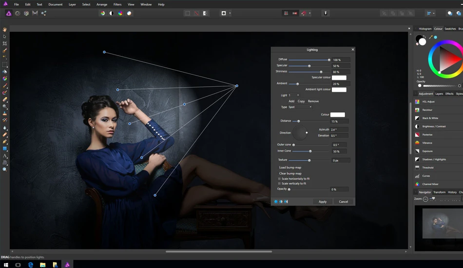 برنامه ویرایش عکس برای کامپیوتر Affinity Photo