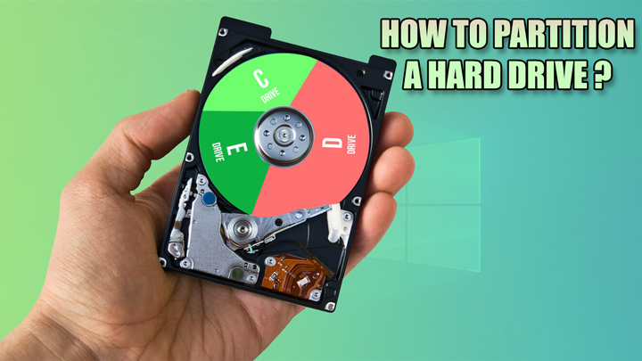 How to Create a Partition in windows 00