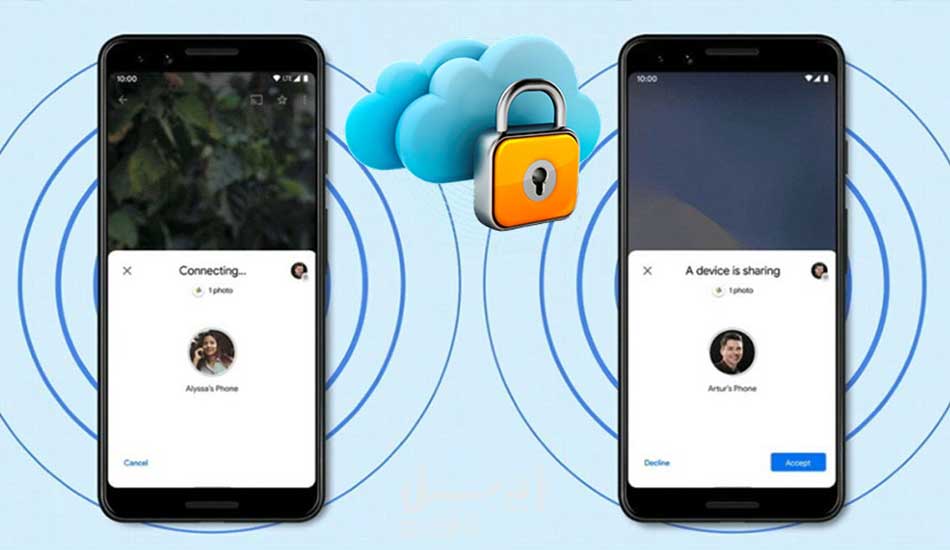استفاده از قابلیت Nearby Share