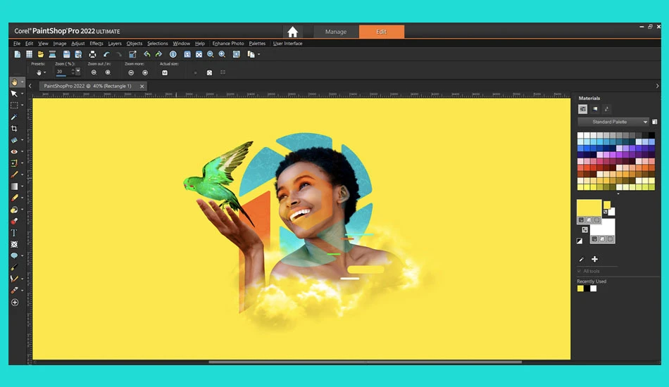 برنامه ویرایش عکس حرفه ای Paintshop Pro