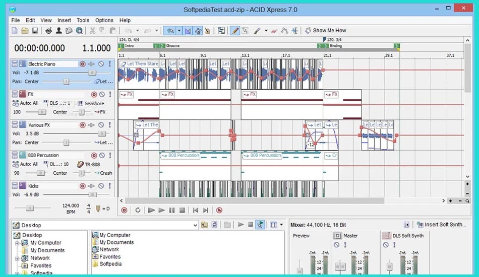 نرم افزار پادکست ساز Sony ACID Xpress