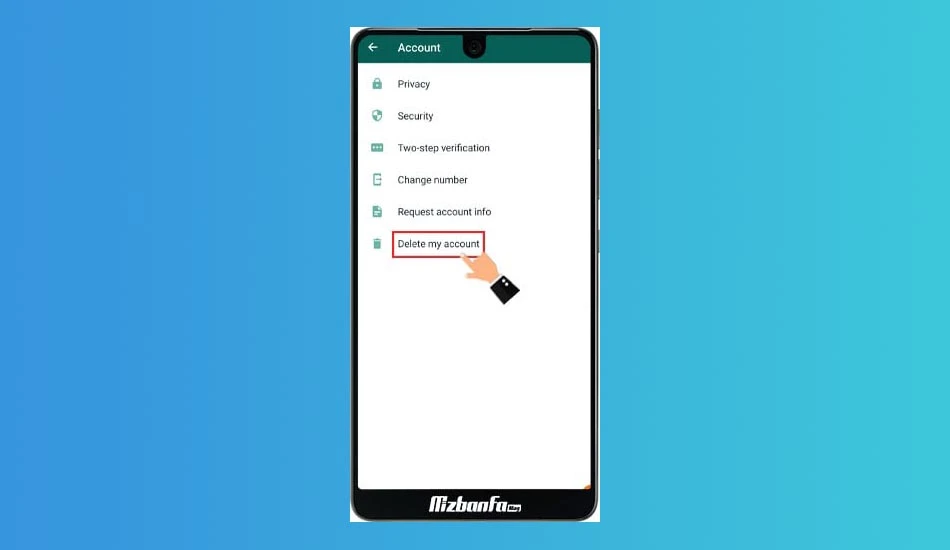غیر فعال کردن اکانت واتساپ