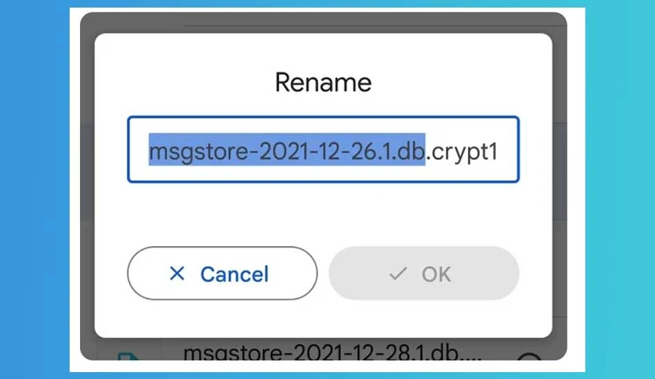 بازیابی پیام های واتساپ در گوشی اندروید