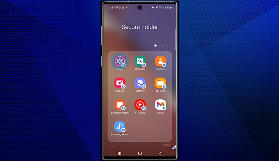 آموزش استفاده از secure folder