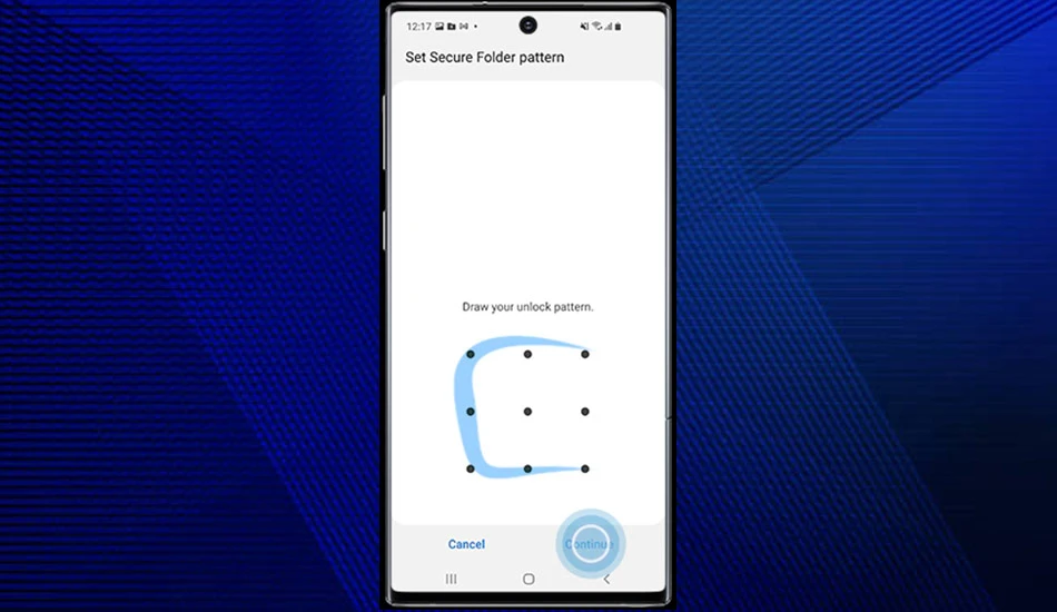 مشکلات secure folder