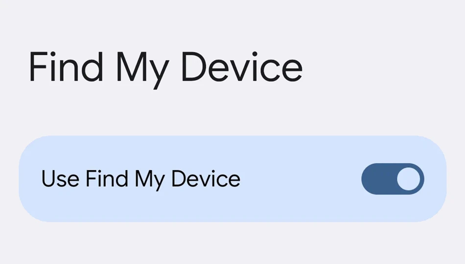 نحوه فعال کردن Find My Device