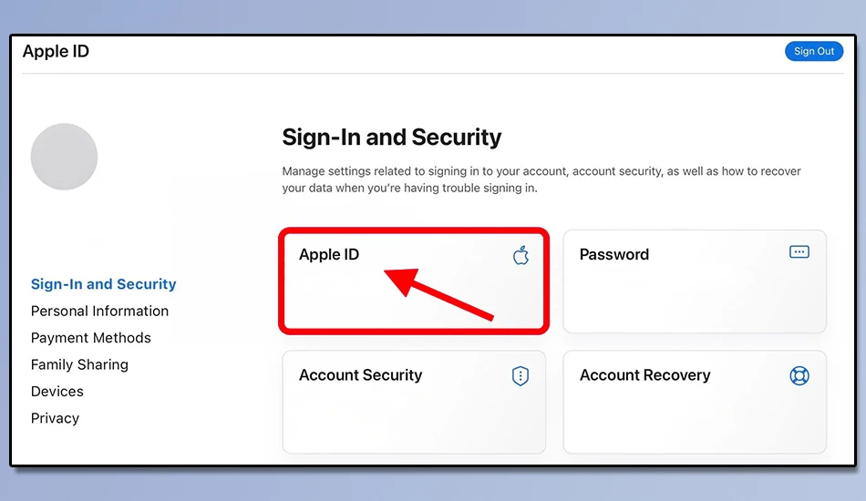 آموزش تغییر ایمیل و مشخصات Apple ID