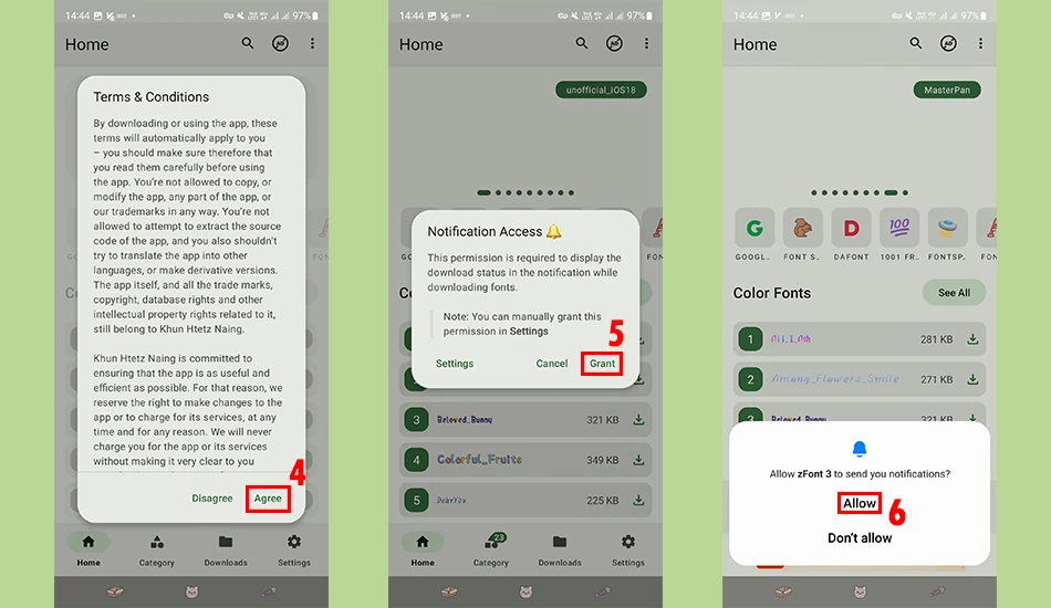تبدیل ایموجی سامسونگ به ایفون با zfont