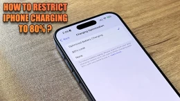 image تنظیم شارژ گوشی تا ۸۵ درصد آیفون ۱۳