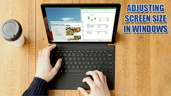 تنظیم سایز مانیتور در ویندوز 10 و 11
