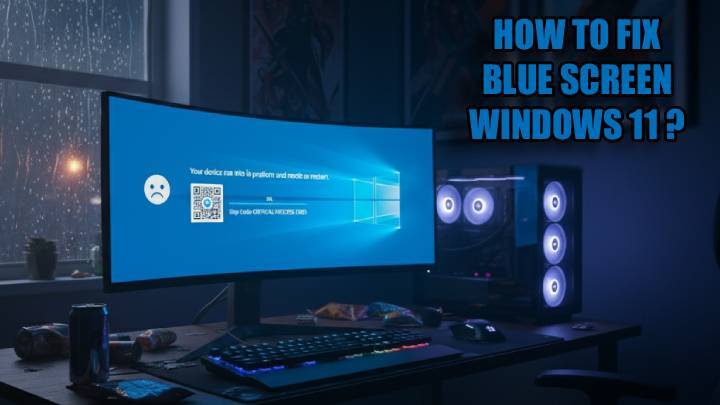 سریع ترین روش های حل مشکل صفحه آبی ویندوز ۱۱