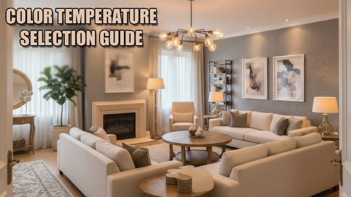 نحوه انتخاب دمای رنگ نور برای هر فضا (خانه، محل کار و...)