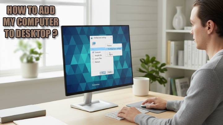 چگونه مای کامپیوتر را روی دسکتاپ بیاوریم؟ image