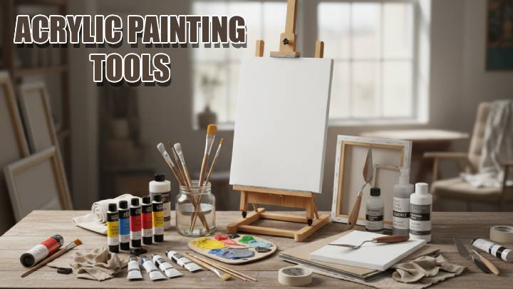 وسایل مورد نیاز برای نقاشی آکریلیک؛ چک لیست کامل برای شروع کار image