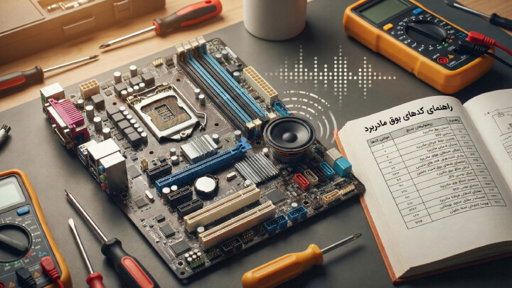 علت بوت نشدن کامپیوتر و راهنمای کدهای بوق مادربرد image