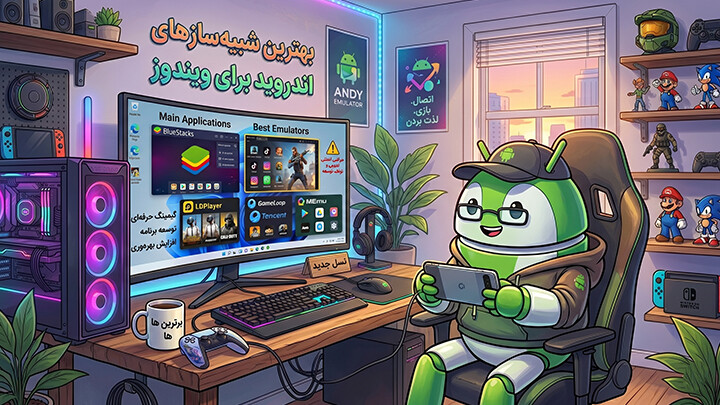 معرفی بهترین شبیه ساز اندروید برای ویندوز در سال 2026 image