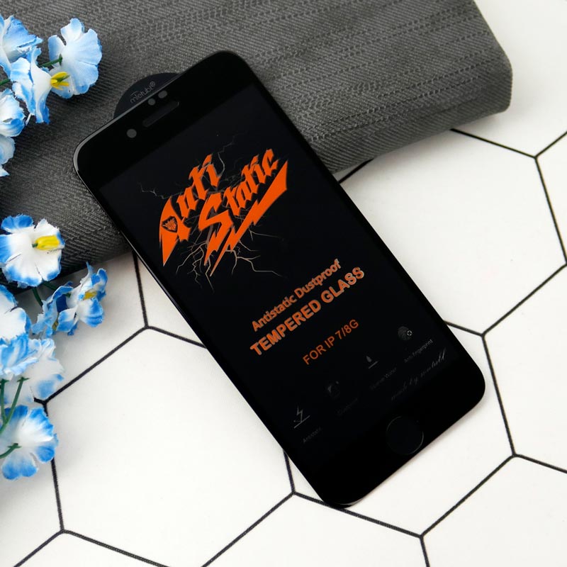 گلس Anti Static آیفون iPhone 7/8/SE 2020 مشکی