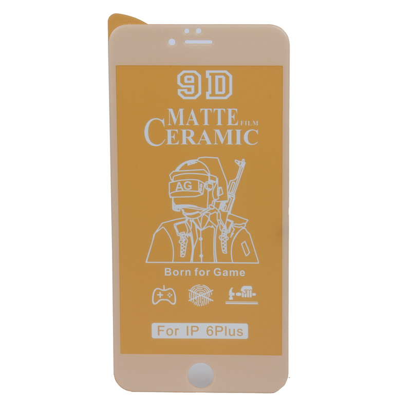 گلس سرامیکی مات iPhone 6 Plus سفید