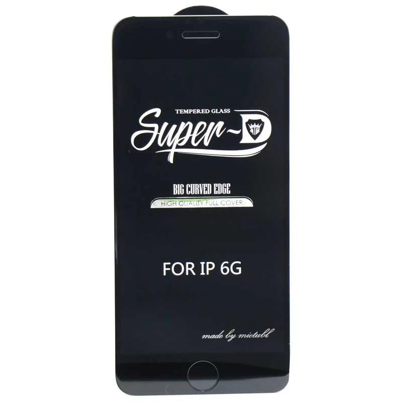 گلس Super D میتوبل آیفون iPhone 6 / 6s مشکی