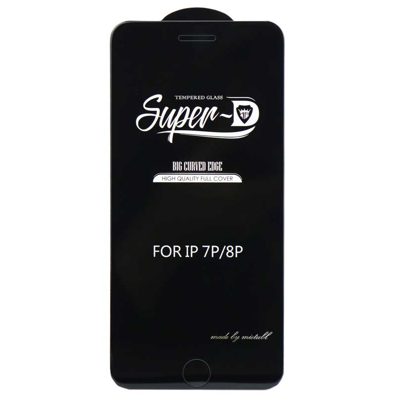 گلس SUPER D آیفون ۷/۸ پلاس مشکی