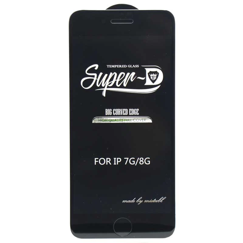گلس SUPER D آیفون ۷/۸/SE 2020 مشکی