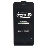 گلس SUPER D آیفون ۷/۸/SE 2020 مشکی