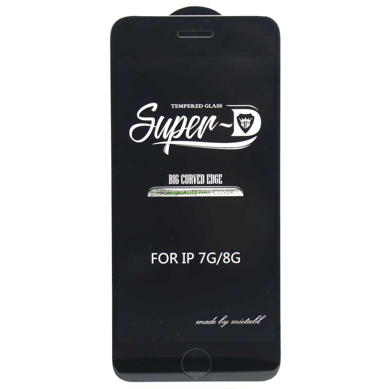گلس SUPER D آیفون ۷/۸/SE 2020 مشکی