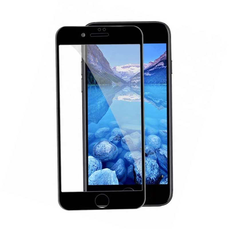 گلس تمام چسب iPhone 7/8 Plus ۱۰D مشکی