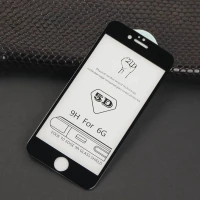 گلس ۵D آیفون iPhone 6/6s مشکی