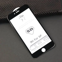 گلس ۵D آیفون iPhone 6 Plus / 6s Plus مشکی