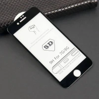 گلس ۵D آیفون iPhone 7/8 مشکی
