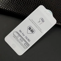 گلس ۵D آیفون iPhone 7/8 سفید