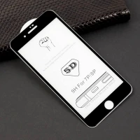 گلس ۵D آیفون iPhone 7 Plus / 8 Plus مشکی