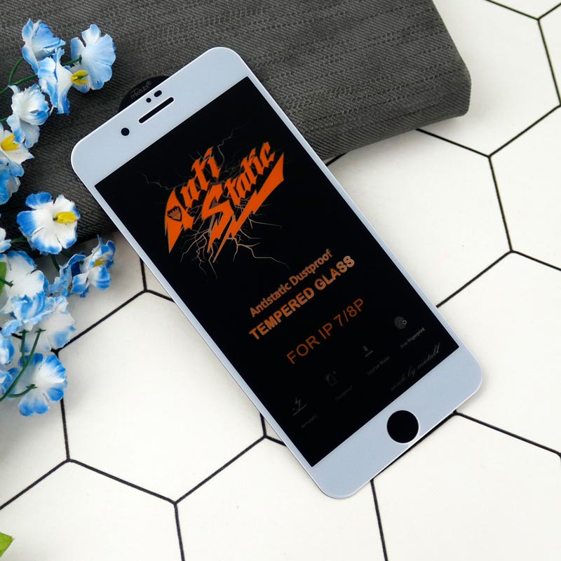 گلس Anti Static آیفون iPhone 7 Plus / 8 Plus سفید