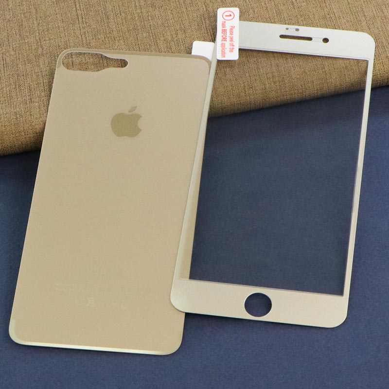 گلس مات پشت و جلو Apple iPhone 7 Plus طلایی
