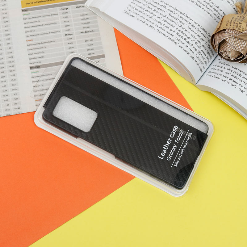قاب اورجینال Fiber Carbon سامسونگ Galaxy Z Fold 2 5G