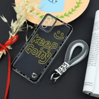 قاب طرحدار Keep Going محافظ لنزدار + بند آویز لنیارد Xiaomi Poco M3