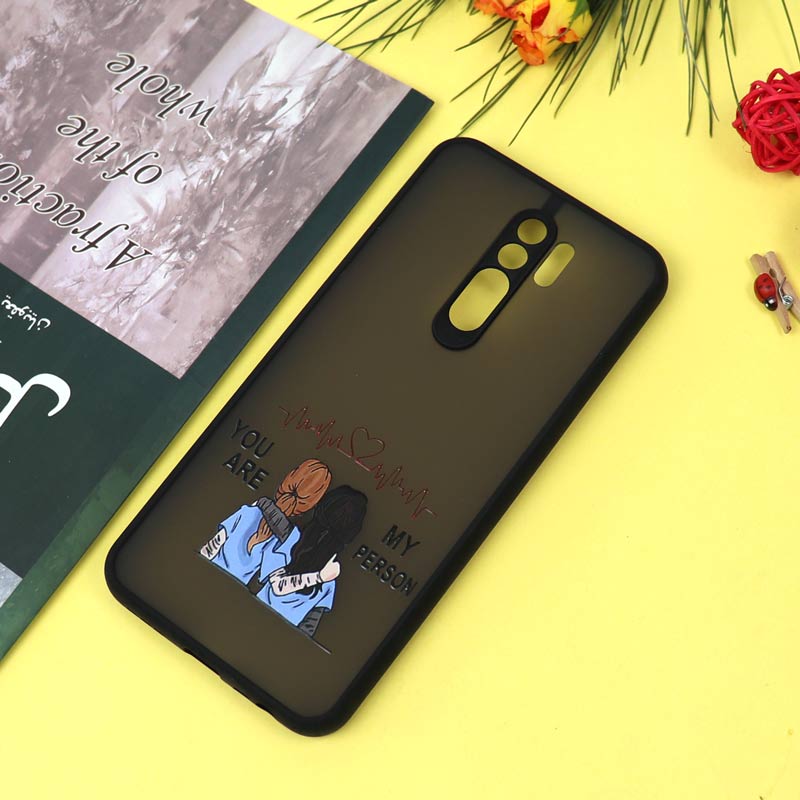 قاب PC مات محافظ لنزدار طرحدار Friends شیائومی Redmi 9