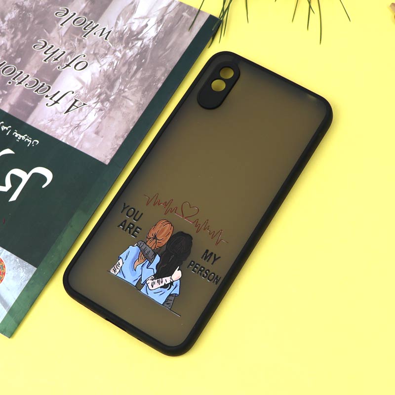 قاب PC مات محافظ لنزدار طرحدار Friends شیائومی Redmi 9A